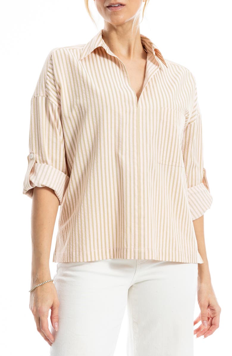 MAX STUDIO Roll Tab Utility Shirt, Main, color, 