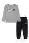 Kids' Swoosh Long Sleeve Tee & Joggers Set