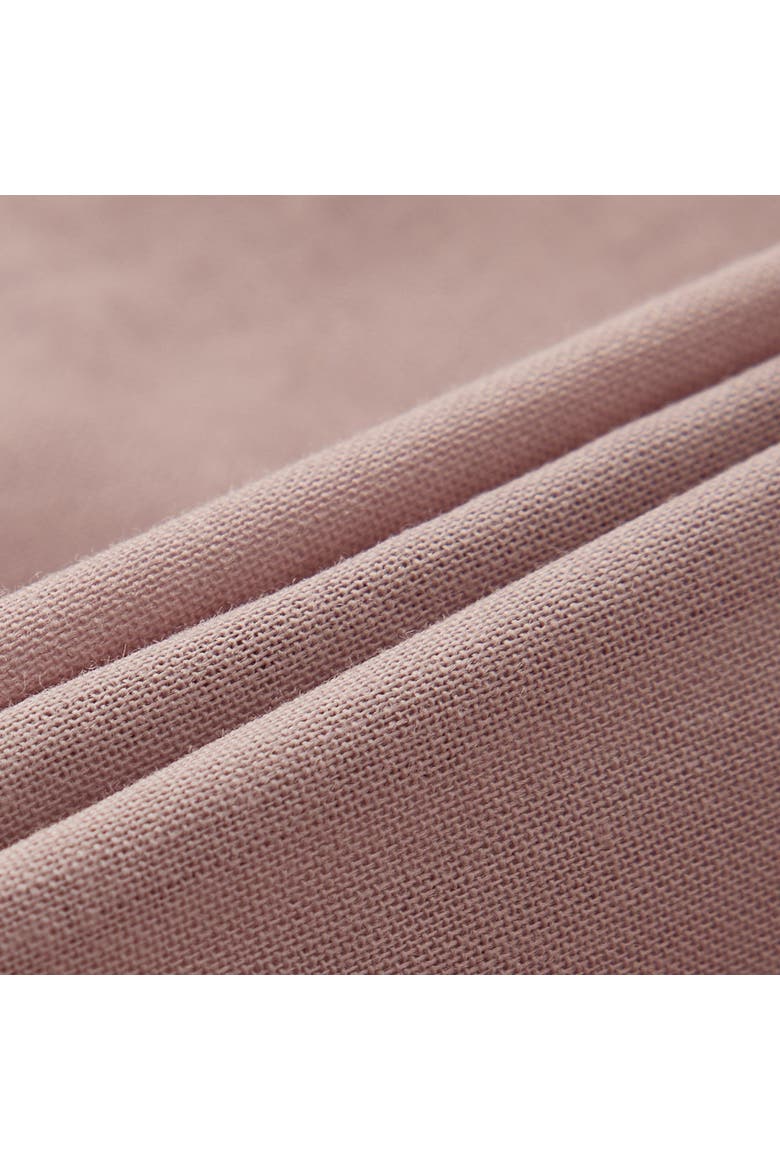 Organic Corduroy Long Sleeve Collared Dress, Alternate, color, Mushroom