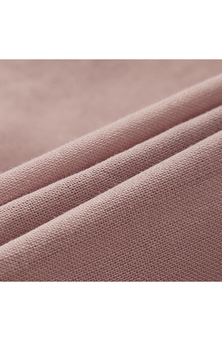 Milkbarn Organic Corduroy Long Sleeve Collared Dress, Alternate, color, Mushroom