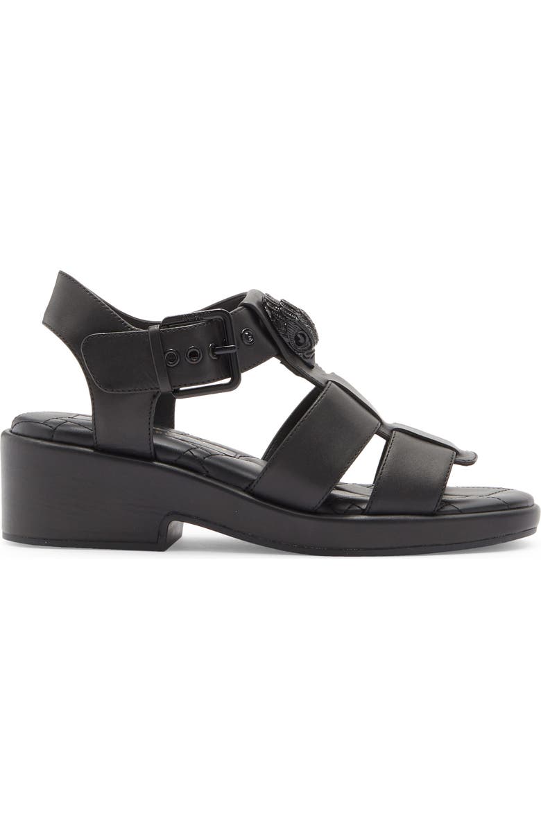 KG Kurt Geiger Kensington Block Heel Fisherman Sandal, Alternate, color, Black
