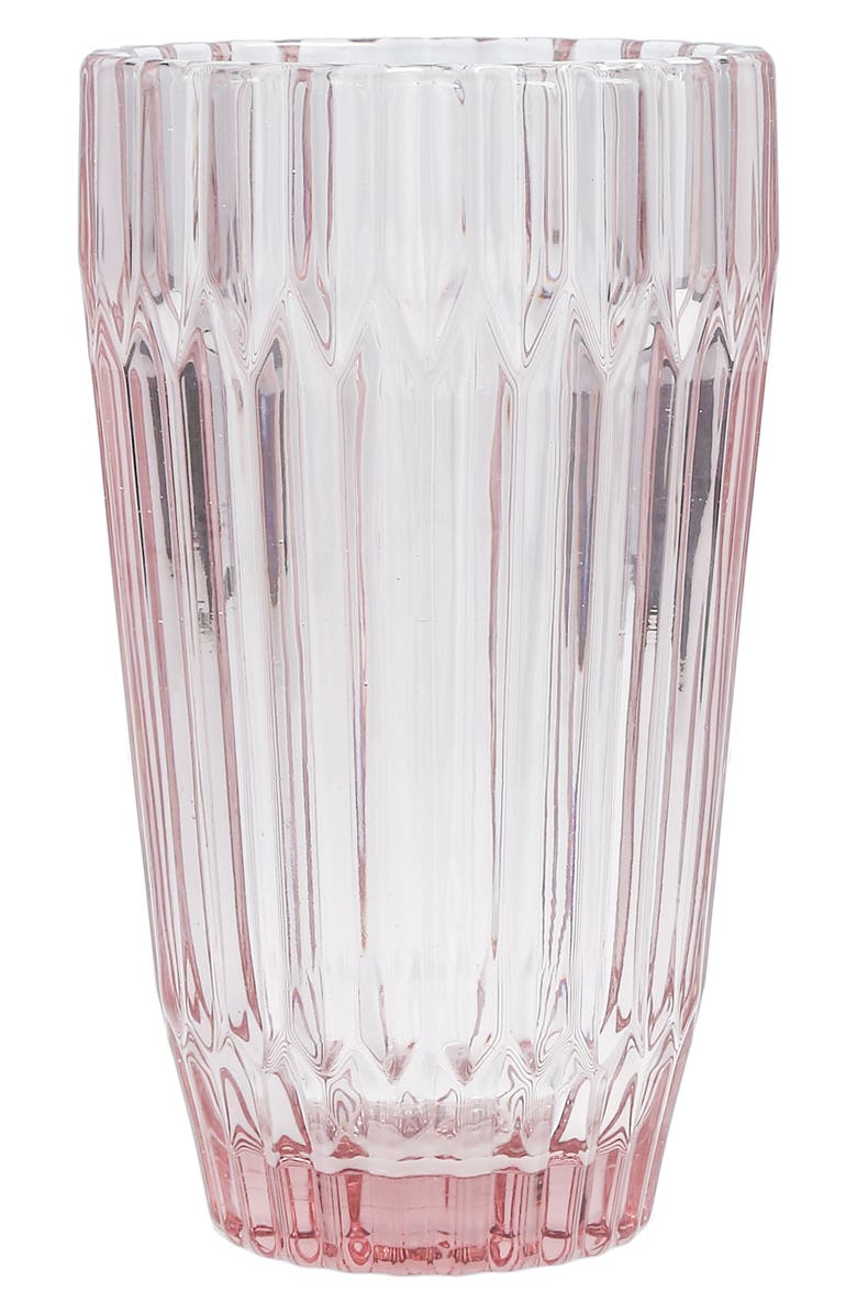 Fortessa Archie Set of 6 Pink Iced Beverage Glasses, Main, color, Pink