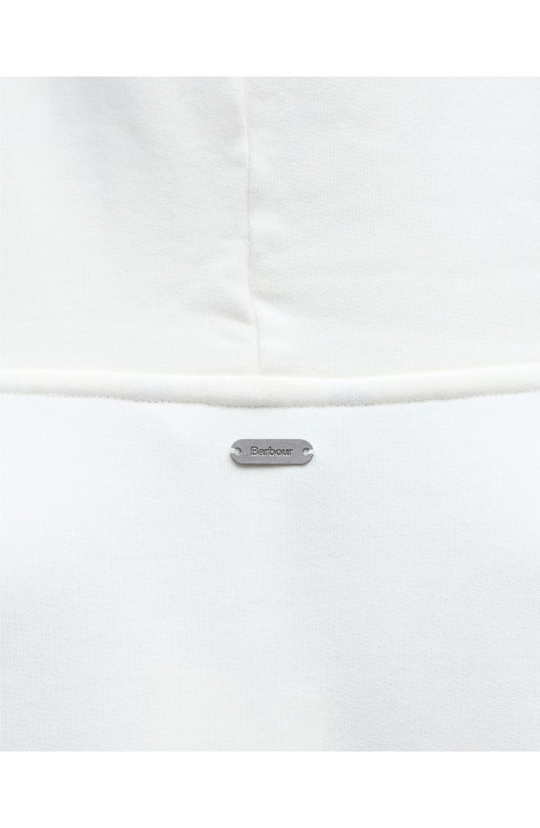 Barbour Northumberland Logo Embroidered Cotton Graphic Hoodie, Alternate, color, Cloud Navy