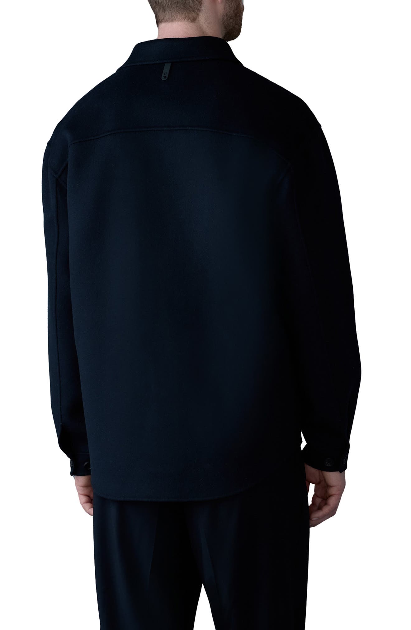 Emmanuel Double Face Wool Overshirt - image 4