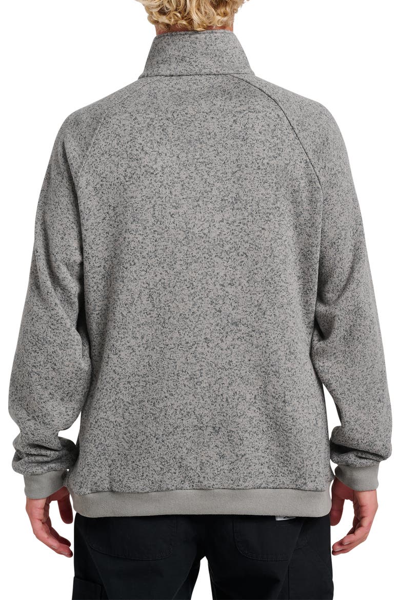 Keller Half Zip Fleece Pullover, Alternate, color, SMOKED GRAY HEATHER