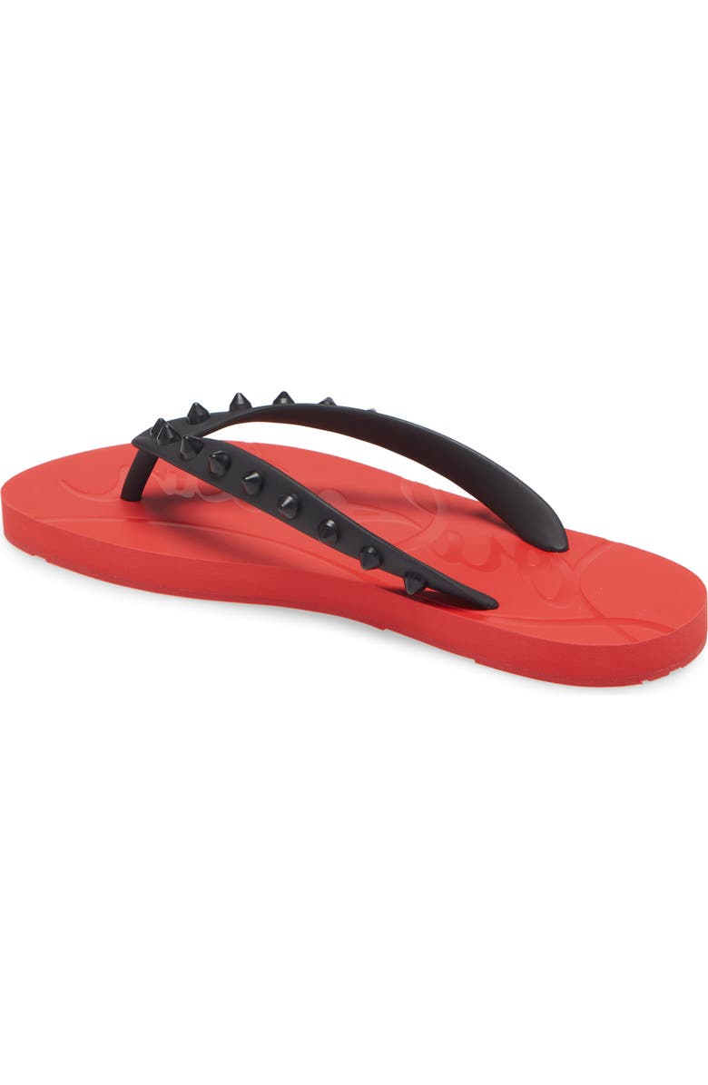 Christian Louboutin Loubi Flip Flop, Alternate, color,