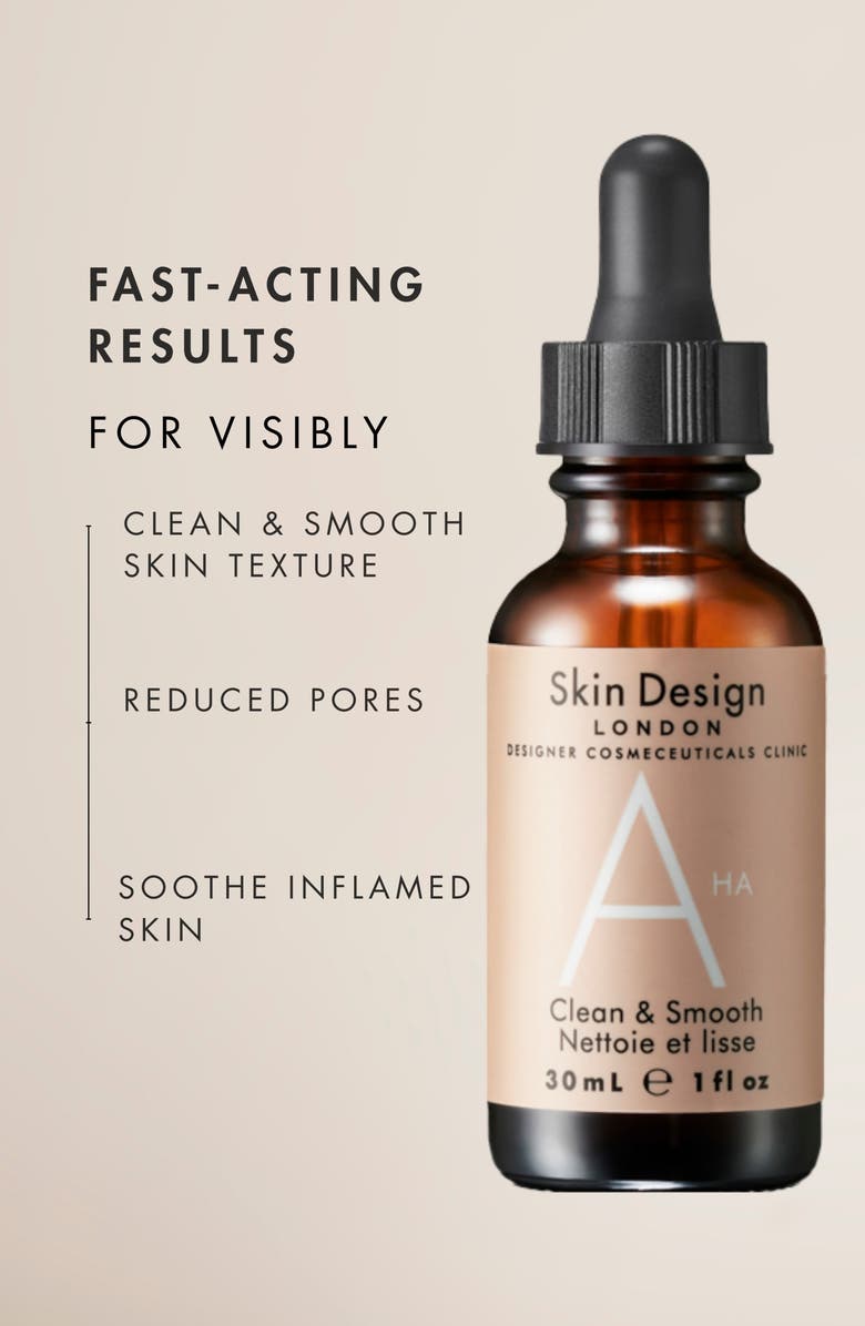 Skin Design London AHA Clean & Smooth Serum, Alternate, color,