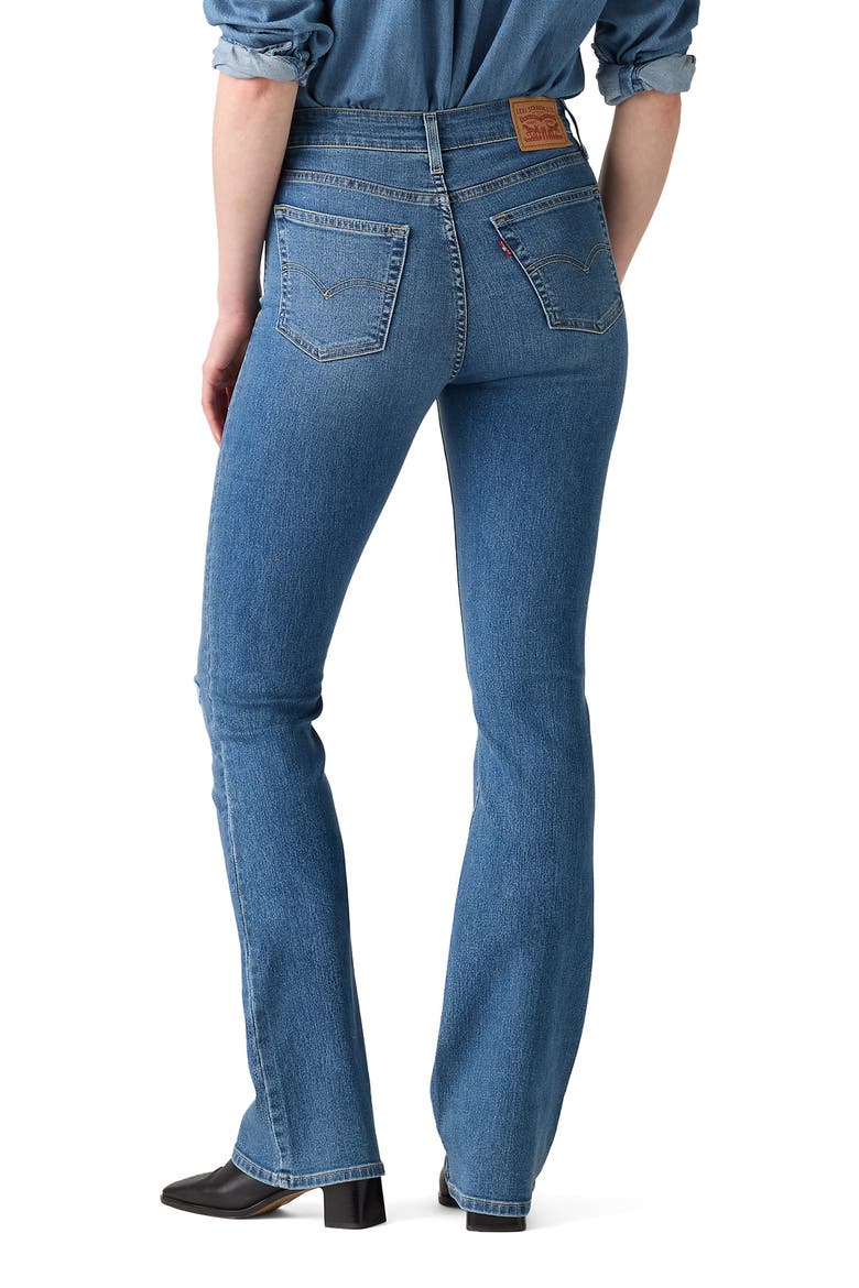 725™ Ripped High Waist Bootcut Jeans, Alternate, color, TIMELESS TINT