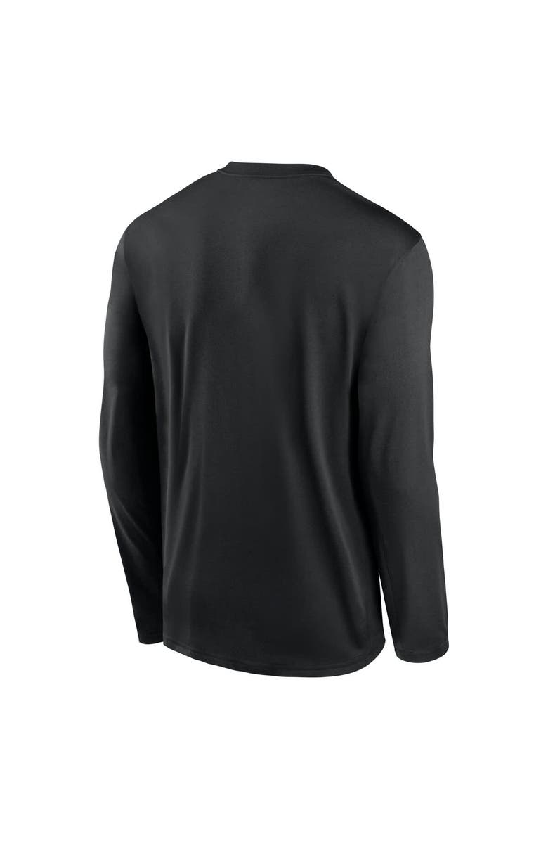 Nike Men's Nike Black Texas Longhorns 2026 Sideline Small Logo Legend Dri-FIT Long Sleeve T-Shirt, Alternate, color, Black