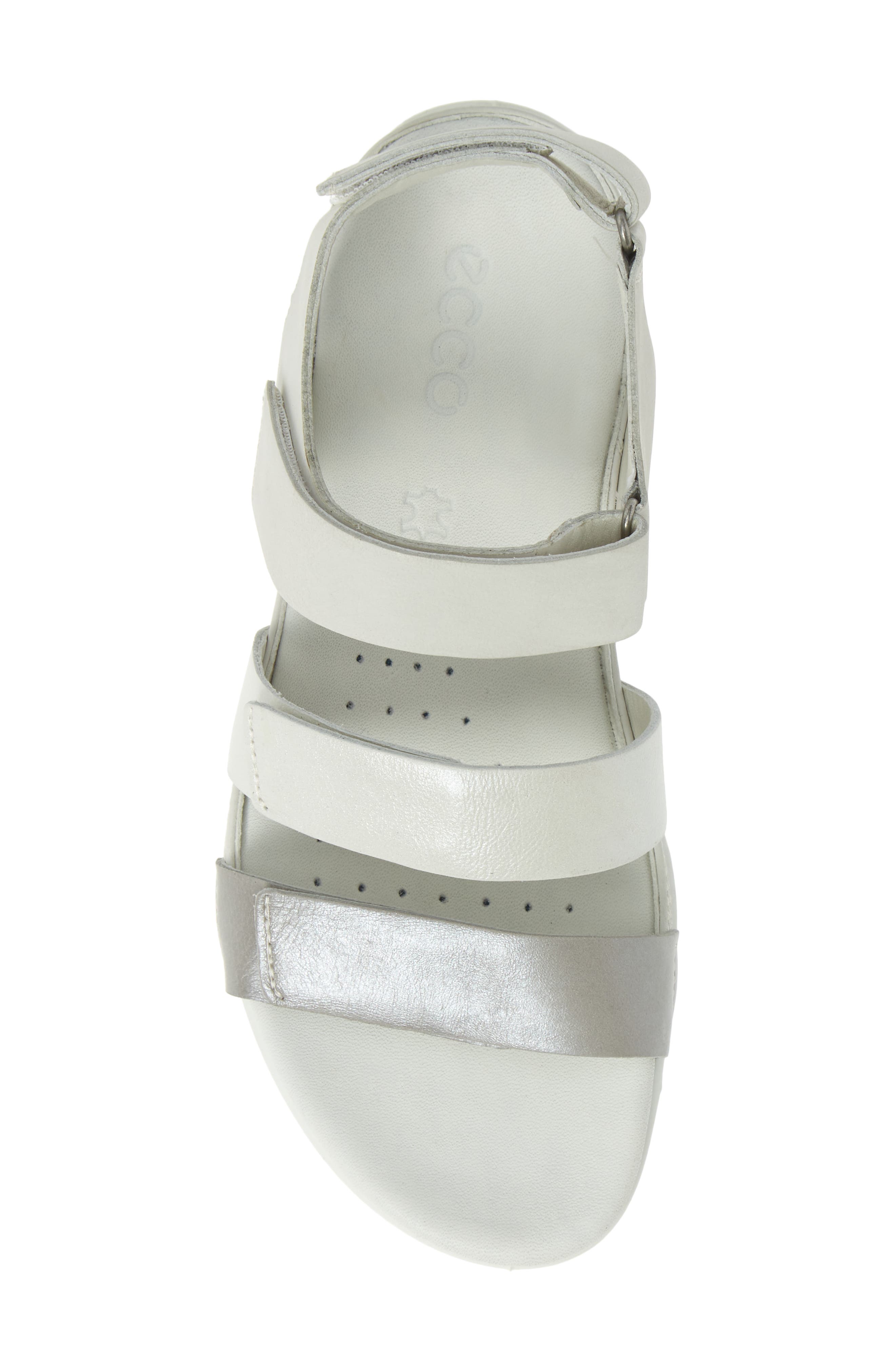 Flash Strap Sandal, Alternate, color, WILD DOVE LEATHER