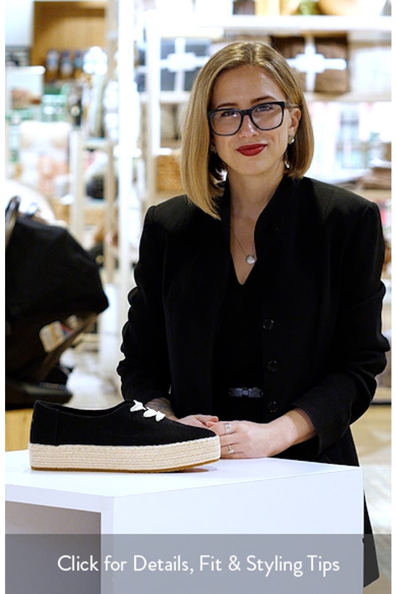 Valencia Lace-Up Platform Espadrille video