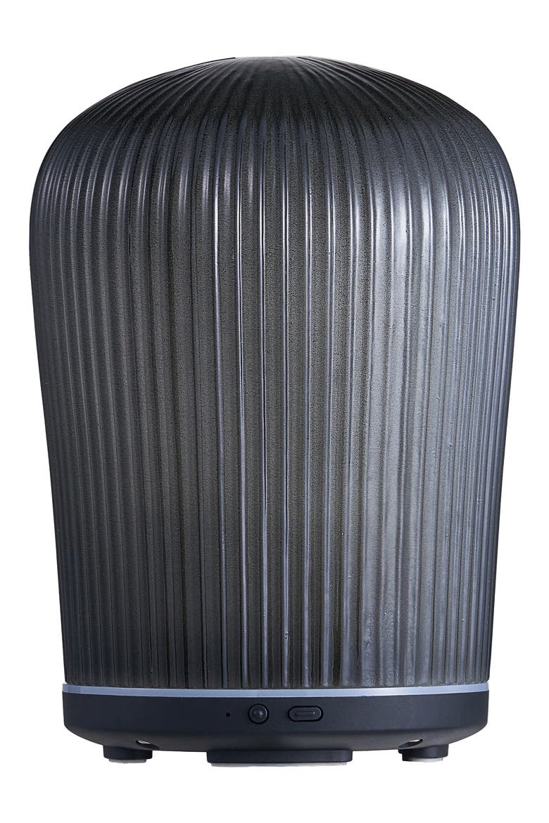 Cactus Grey Glass Ultrasonic Diffuser, Main, color, GREY