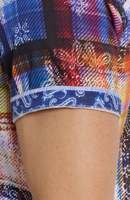 Robert Graham Troyes Short Sleeve Button Up Shirt