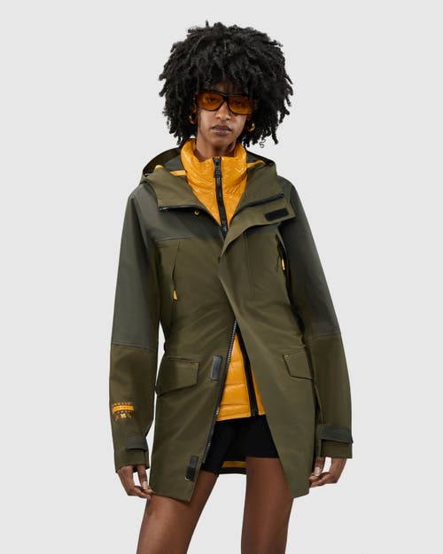 Alpenhaus Unisex Valmorel 3-in-1 Hooded Raincoat In Olive