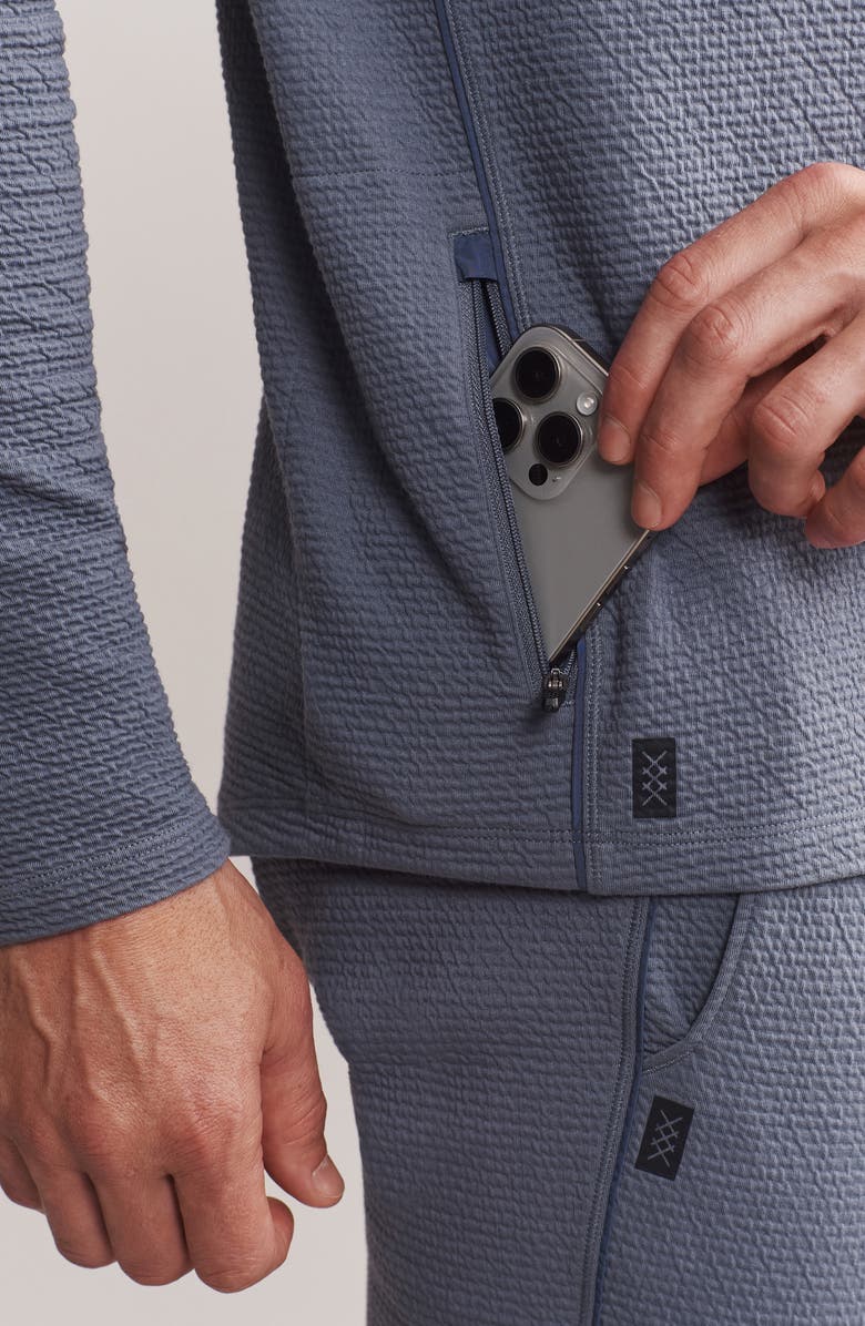 Rhone Tribeca Tech Half Zip Pullover, Alternate, color, Folkstone Gray