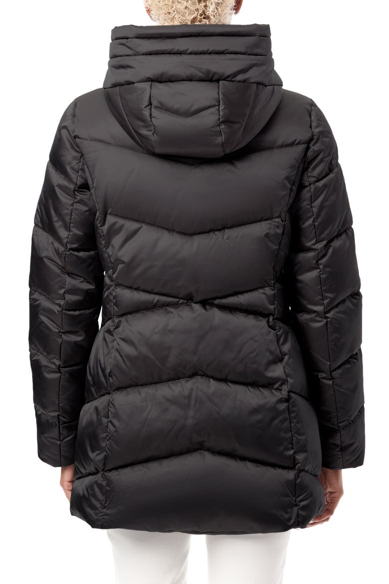 Bundle Up Hooded Puffer Jacket, Alternate, color, BLACK