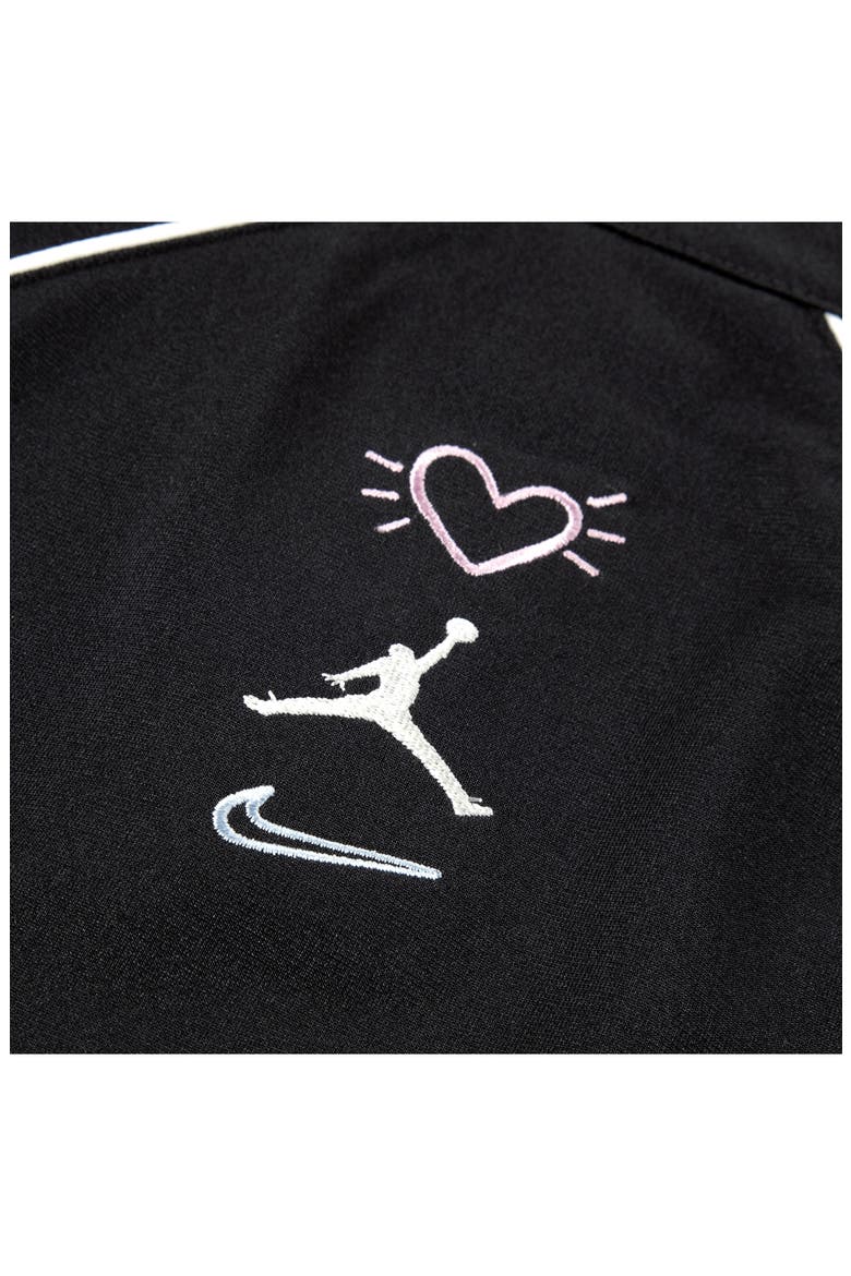 Kids' Love is in the Air Track Jacket, Alternate, color, OFF NOIR