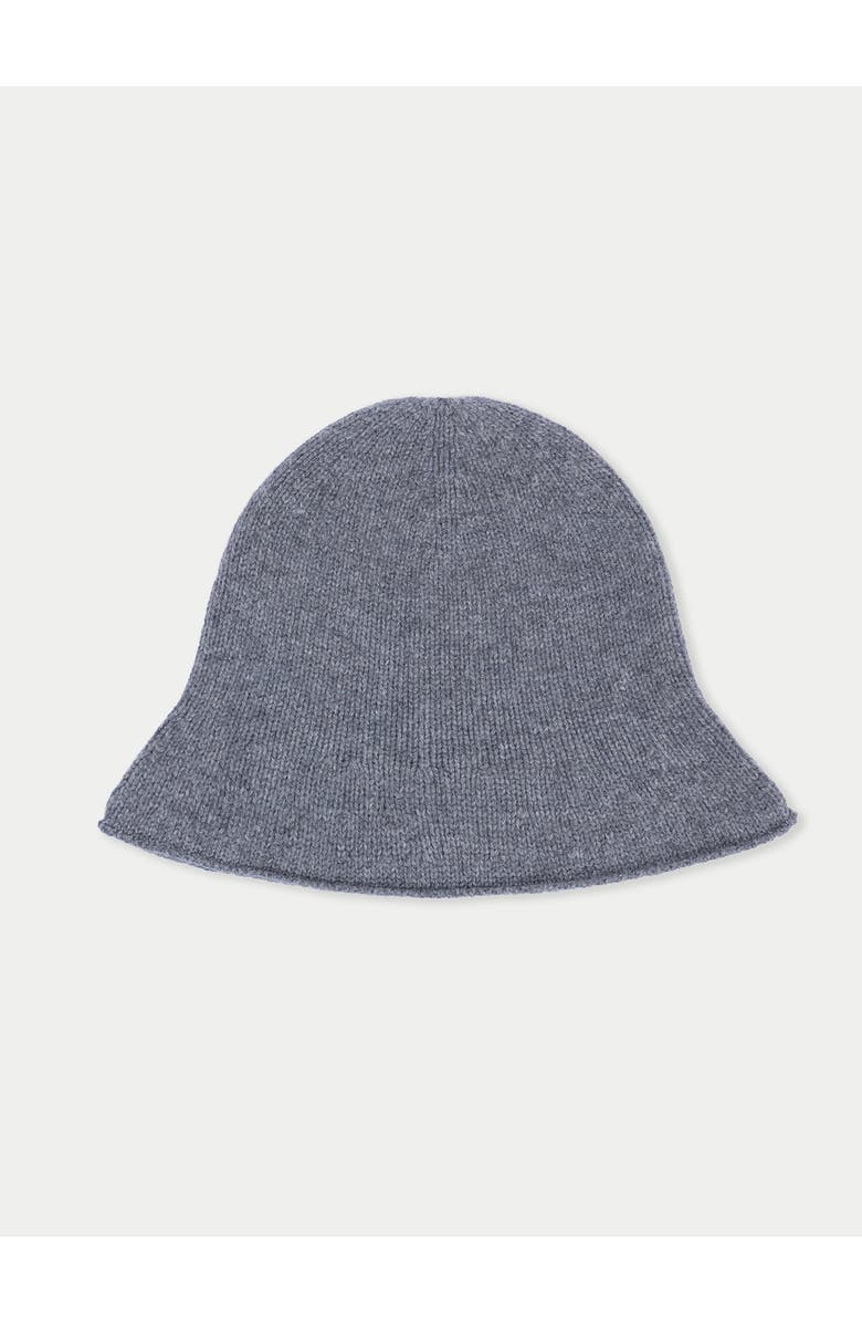 Gobi Cashmere Elegant Felted Bucket Hat, Main, color, Dim Gray
