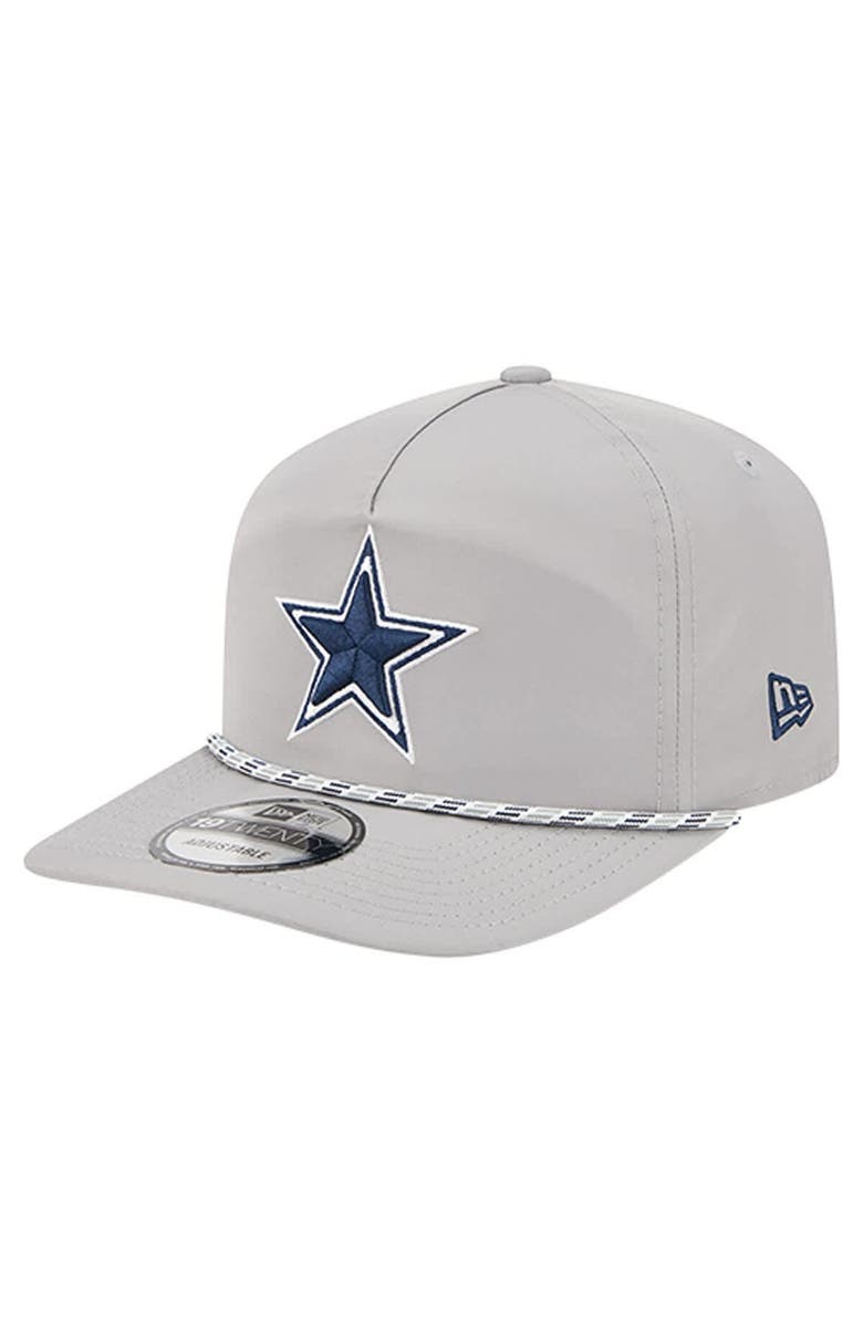 New Era Men's New Era Gray Dallas Cowboys Rope 19TWENTY Hat, Main, color, Silver