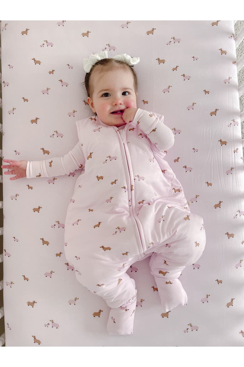 Crib Sheet, Alternate, color, Girl Dog