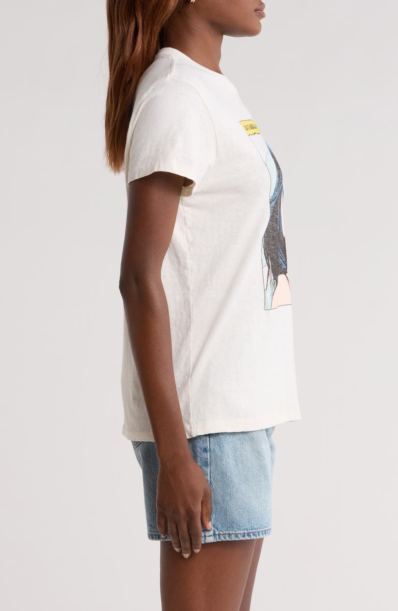 Re/Done '70s Relaxed Cotton Graphic T-Shirt, Alternate, color, Vintage White