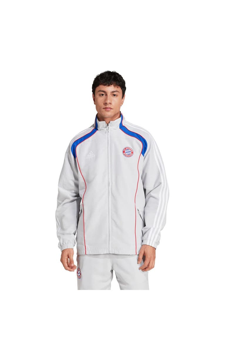 adidas Men's adidas  Silver Bayern Munich Urban Purist AEROREADY Full-Zip Track Jacket, Alternate, color, 
