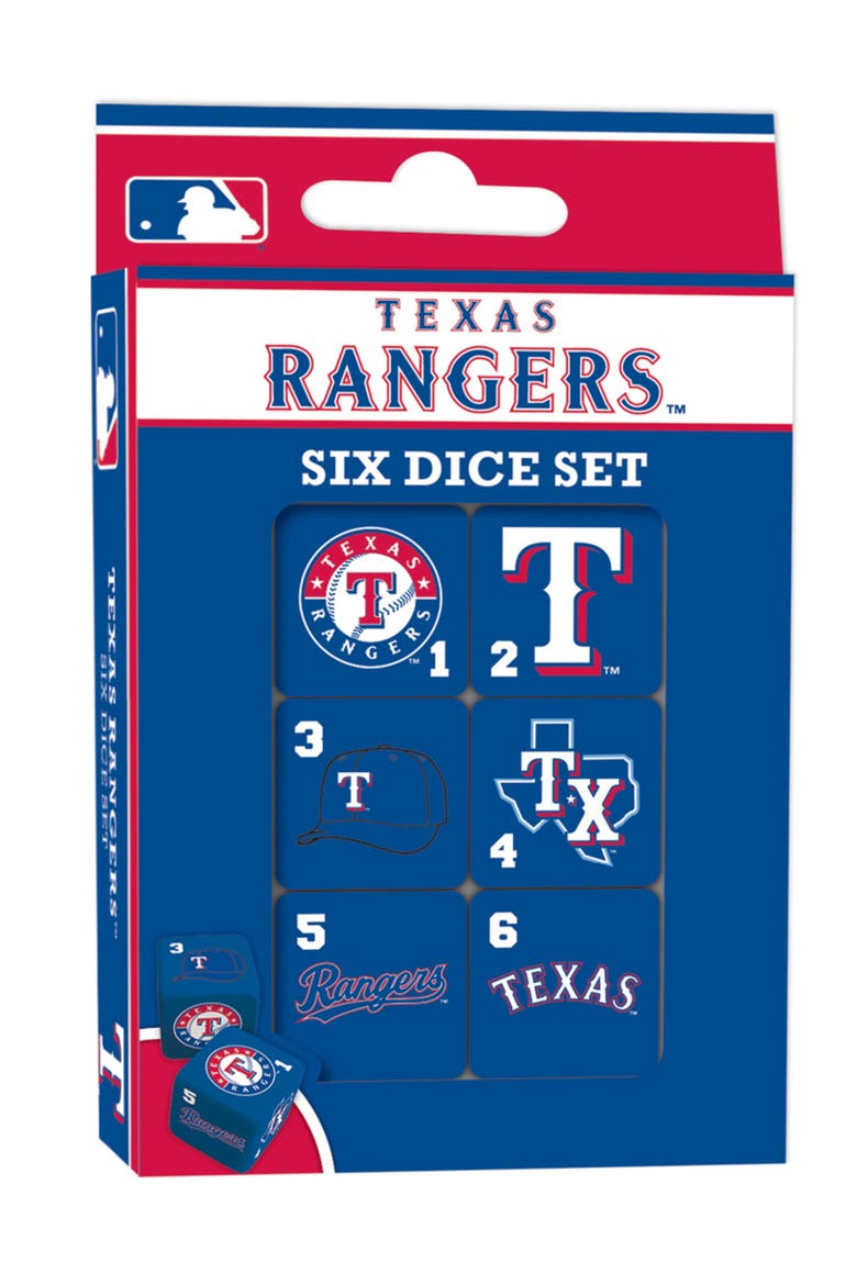 Texas Rangers Dice Set - 19mm, Main, color, Multicolor