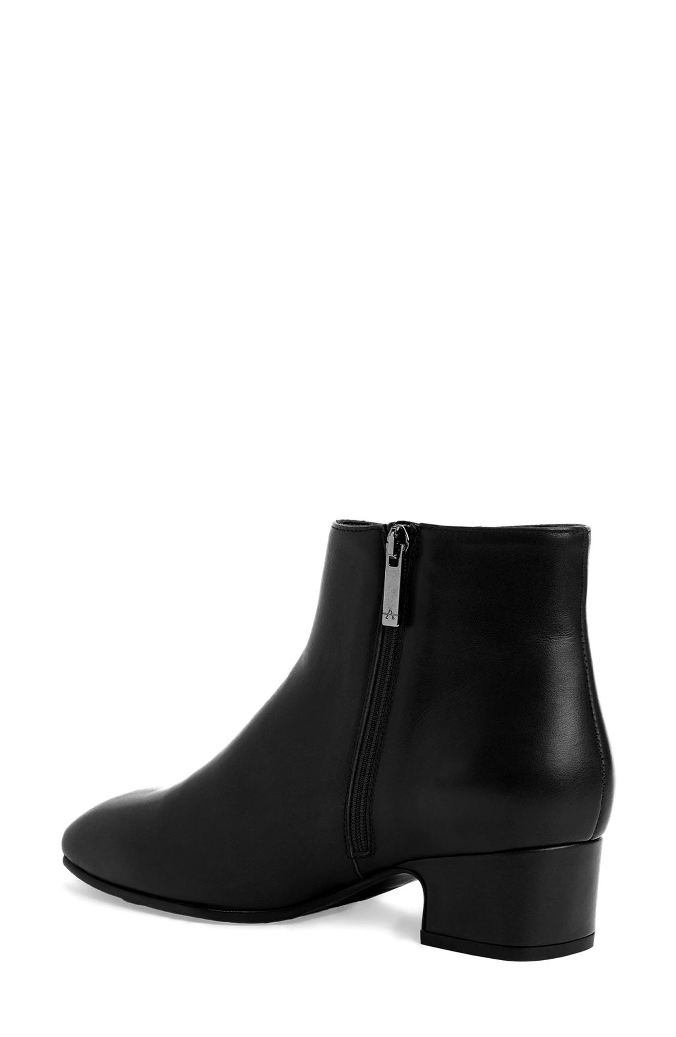 Rialto Waterproof Bootie, Alternate, color, BLACK LEATHER
