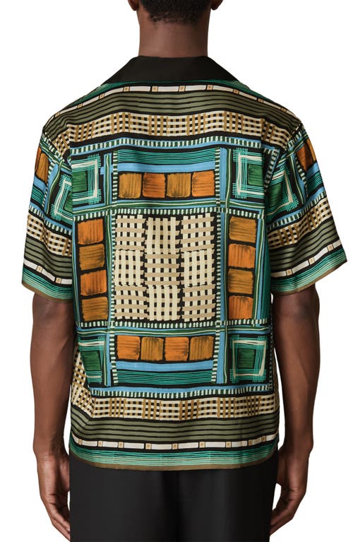 Reiss Sala Satin Camp Shirt