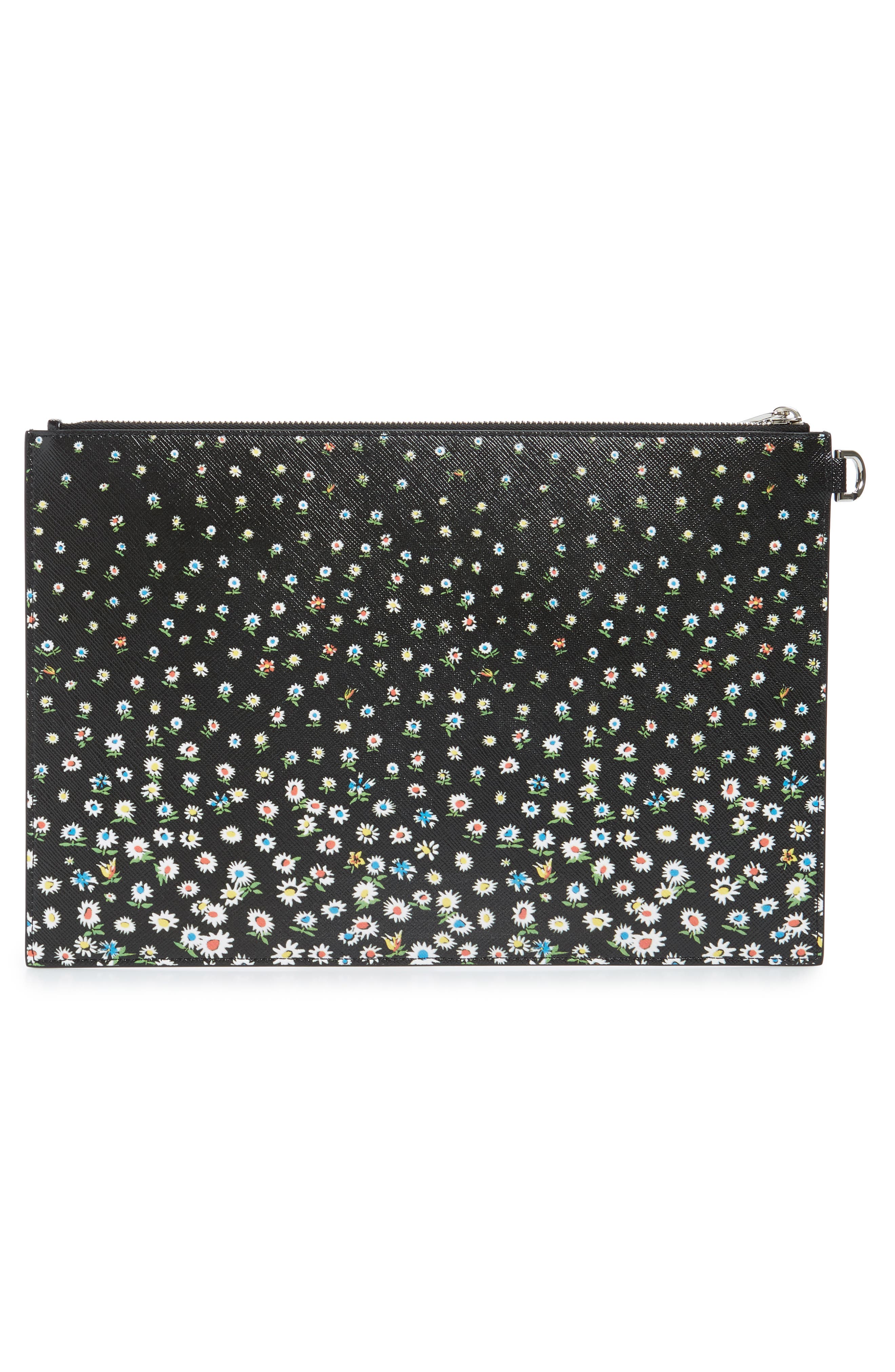 Givenchy Medium Iconic Print Coated Canvas Pouch, Alternate, color, 