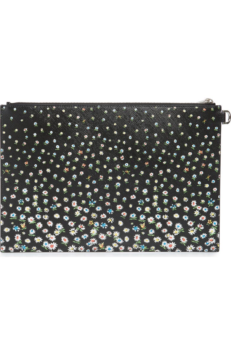 Givenchy Medium Iconic Print Coated Canvas Pouch, Alternate, color,