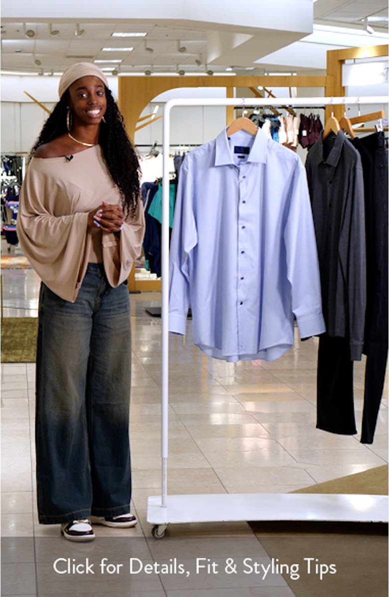 Regular Fit Micro Dobby Dress Shirt, sales video thumbnail