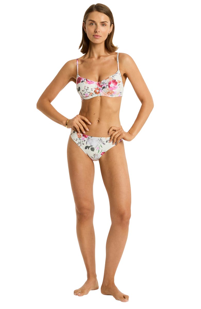 Sea Level Belle Underwire Bikini Top, Alternate, color, Coconut