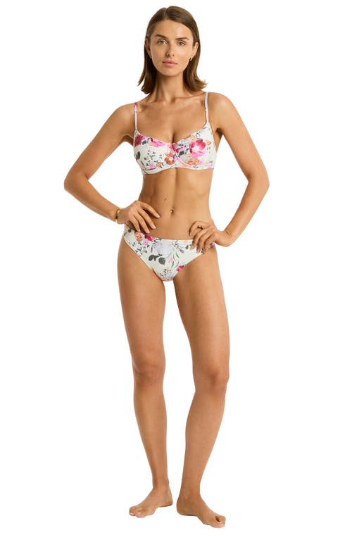 Sea Level Belle Underwire Bikini Top In Coconut