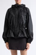 Moncler Imaginaire Short Nylon Canvas Parka