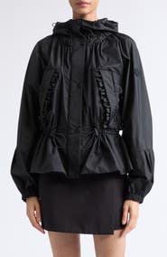 Moncler Imaginaire Short Nylon Canvas Parka