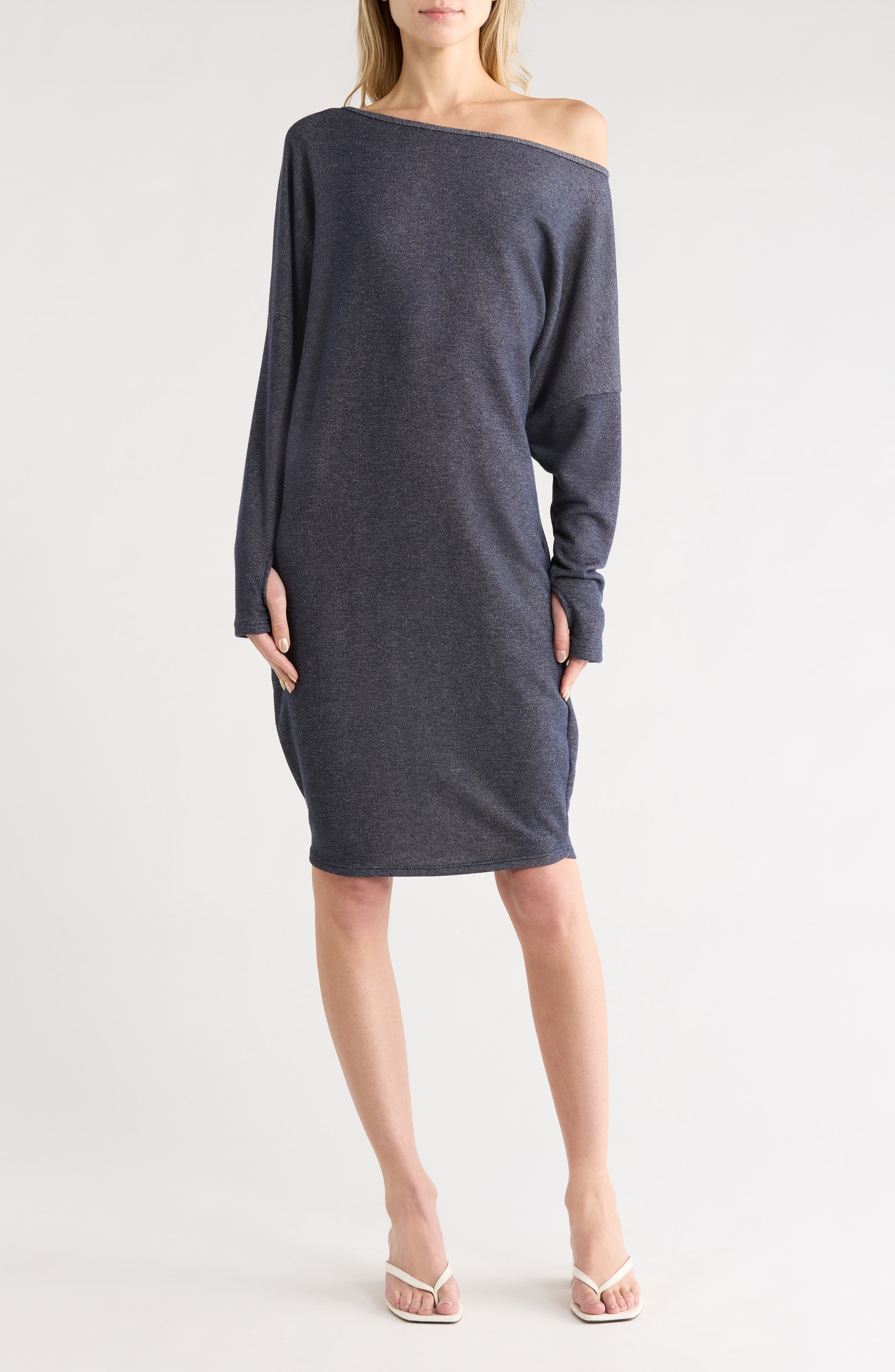 GO COUTURE Long Sleeve Sweater Dress