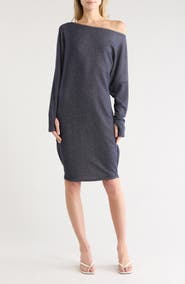 GO COUTURE Long Sleeve Sweater Dress
