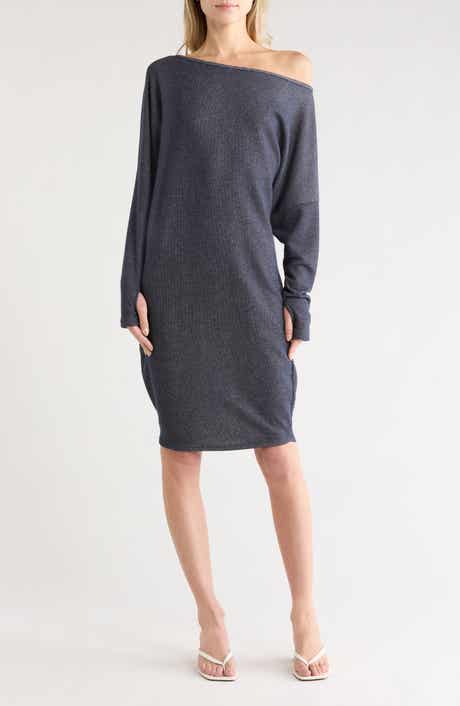 GO COUTURE Long Sleeve Sweater Dress