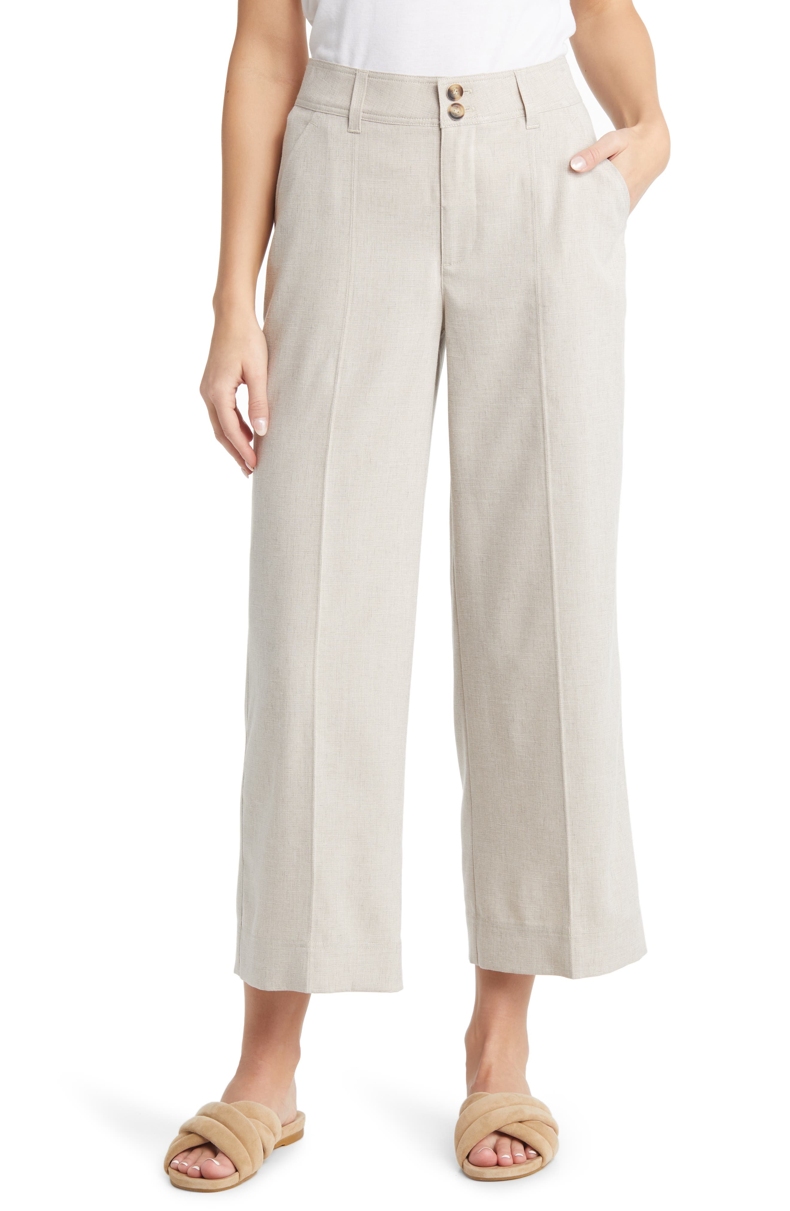 Skyrise Double Button Pants