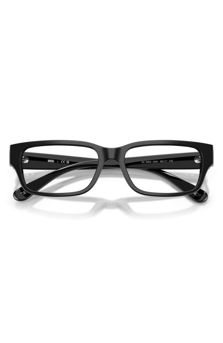 DIESEL<sup>®</sup> 56mm Square Optical Glasses, Alternate, color, 
