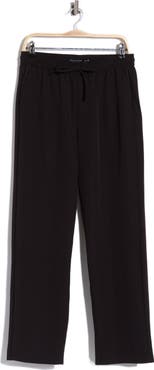 DENIM AND FLOWER Straight Leg Drawstring Pants