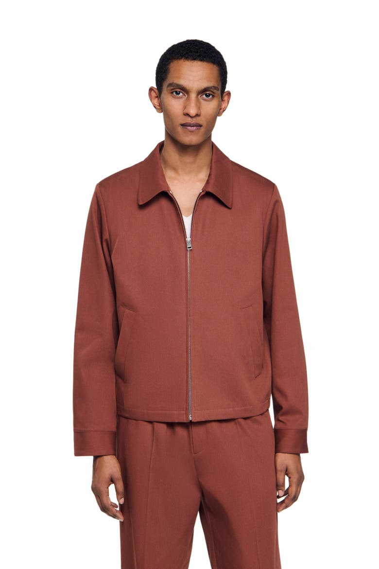 Cotton jacket, Alternate, color, Terra