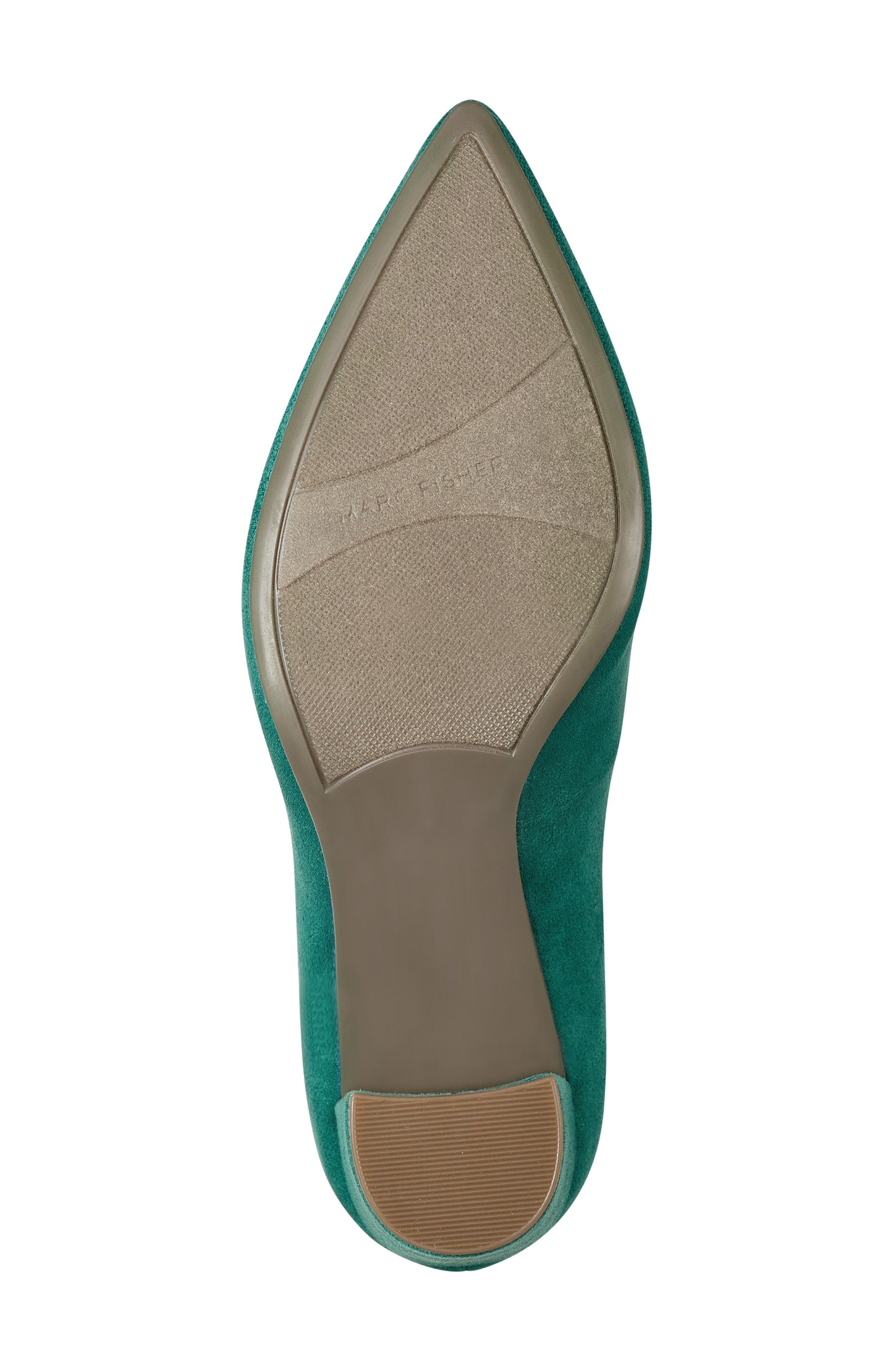 Georgy Block Heel Pump, Alternate, color, DARK GREEN 300