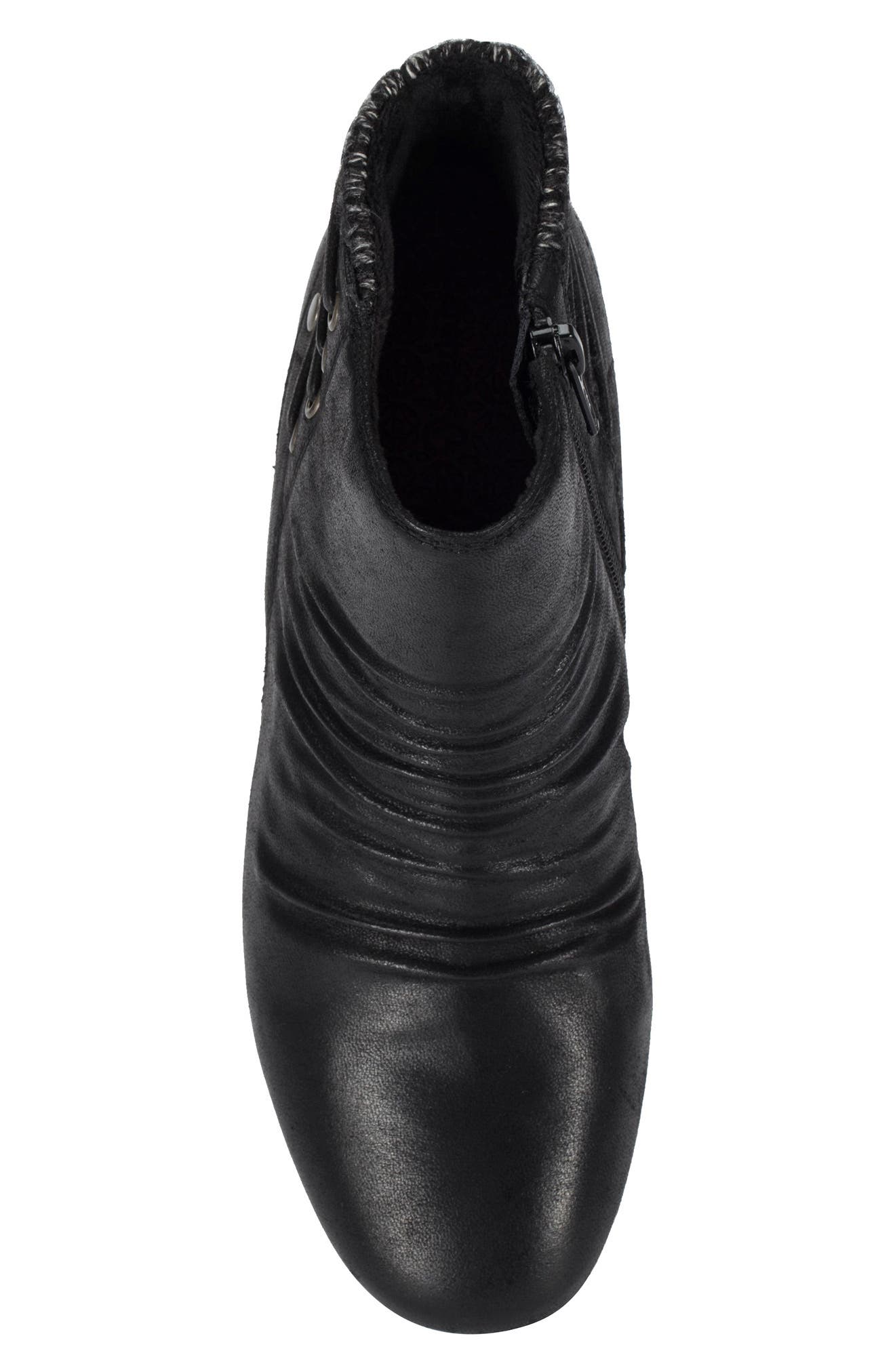 Peanut Bootie, Alternate, color, BLACK