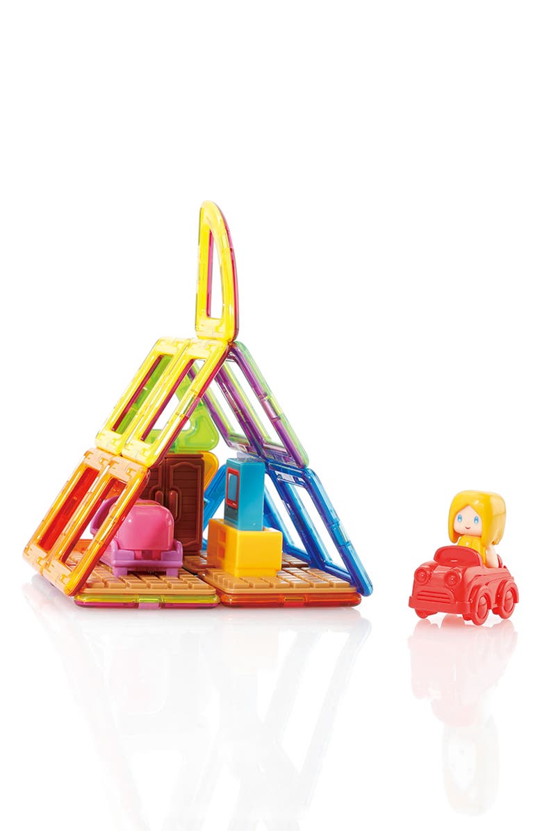 Magformers Maggy's House Magnetic Playset, Alternate, color,