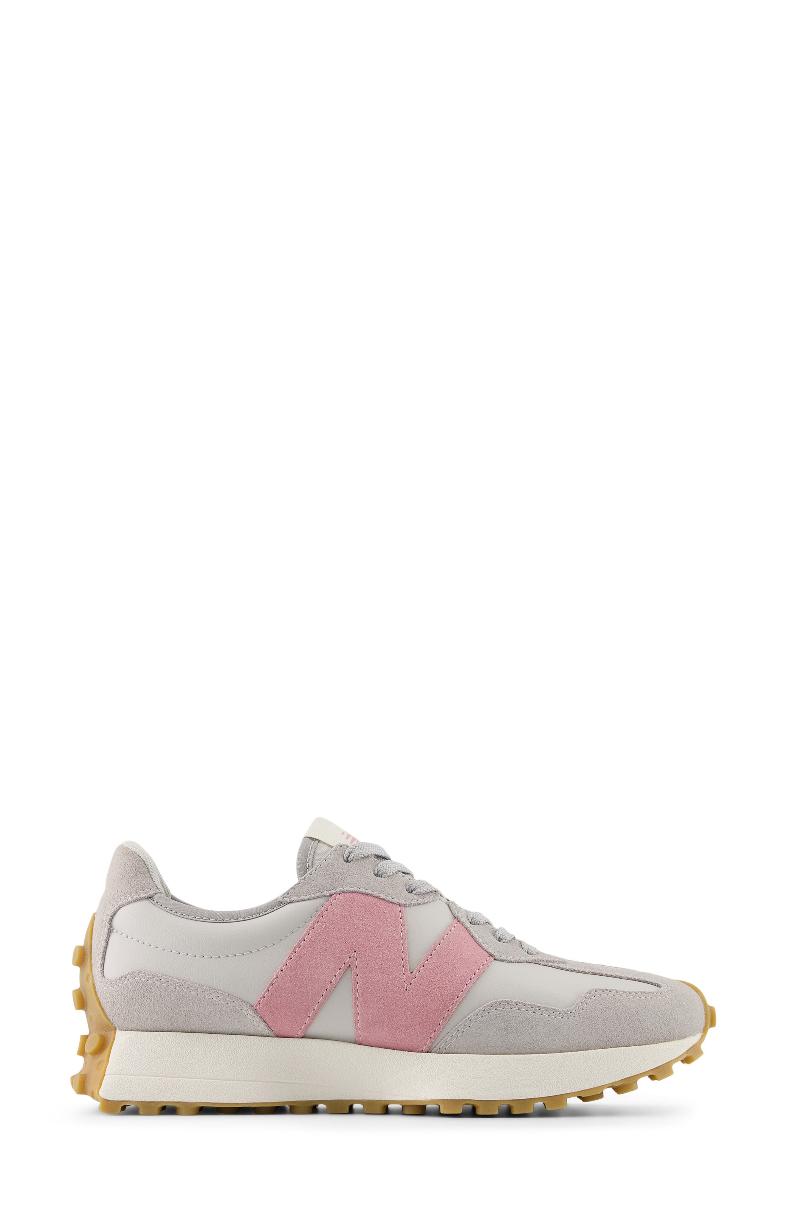New Balance 327 Sneaker, Alternate, color, Raincloud/ Pink Taffy