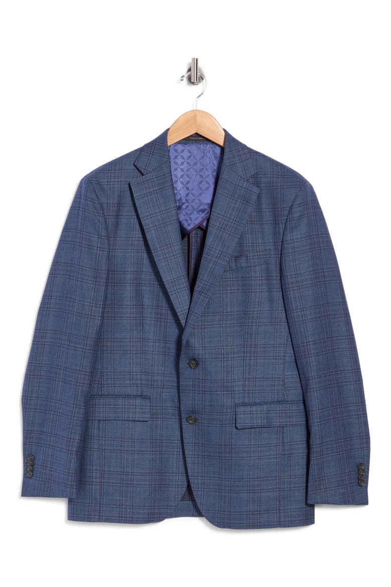 Elex Wool Sport Coat, Main, color, MID BLUE