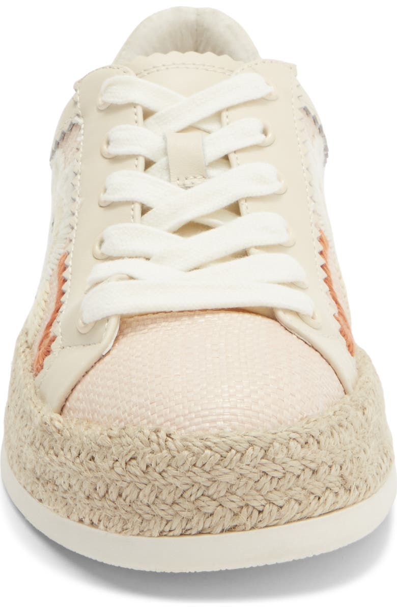 Dolce Vita Azalia Sneaker, Alternate, color, Pink Floral Raffia