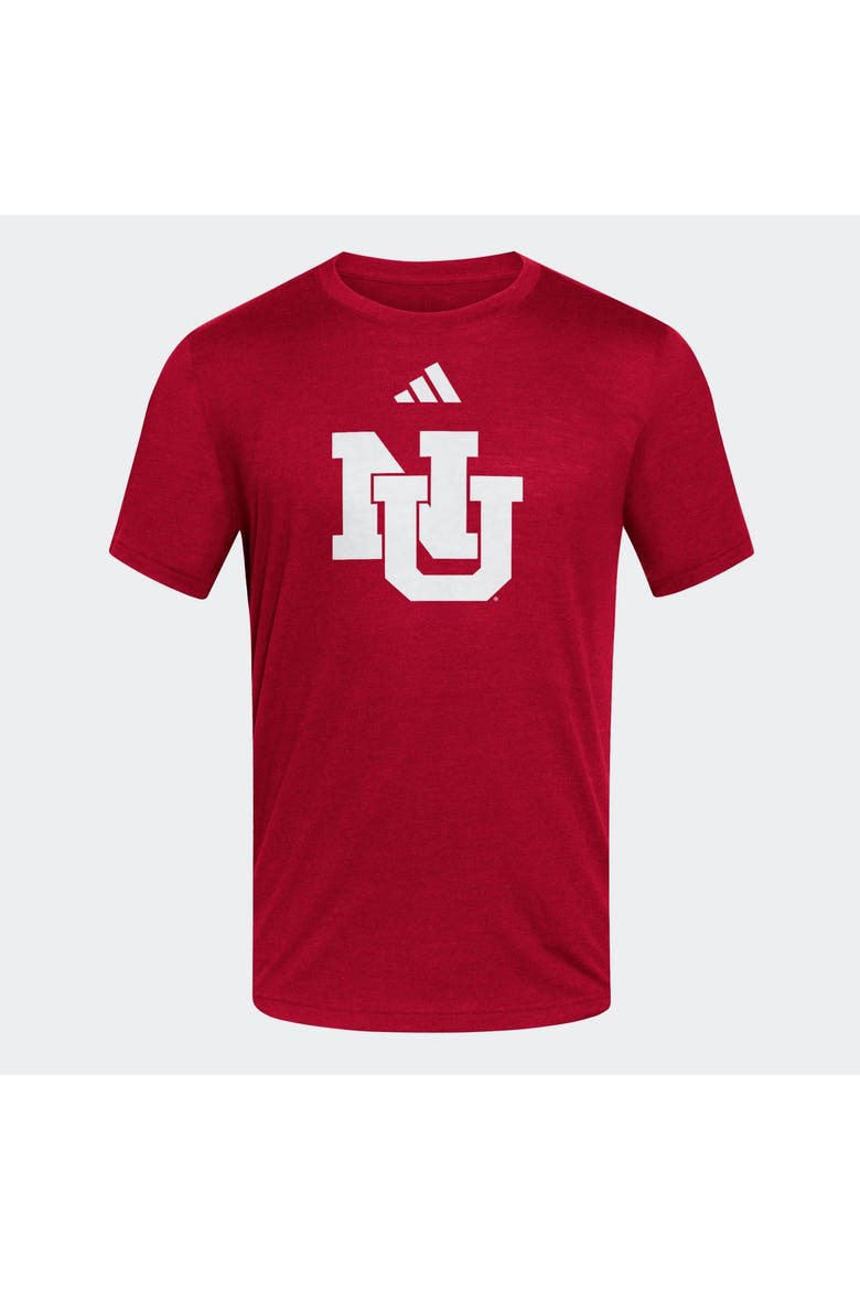 Men's adidas  Scarlet Nebraska Huskers Vault Blend T-Shirt, Main, color, Scarlet
